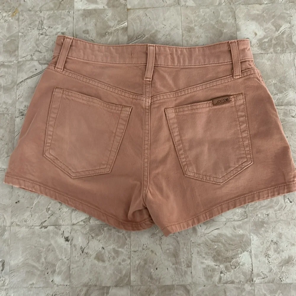 Joe’s The Wasteland High Rise Short‎ Women's Button Fly Denim Tan Shorts Size 24